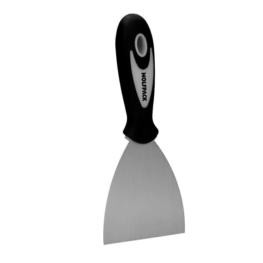 Spatola 50 mm. Manico in gomma e acciaio inossidabile