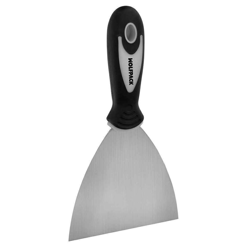 Spatula 120 mm. Rubber and Stainless Steel Handle