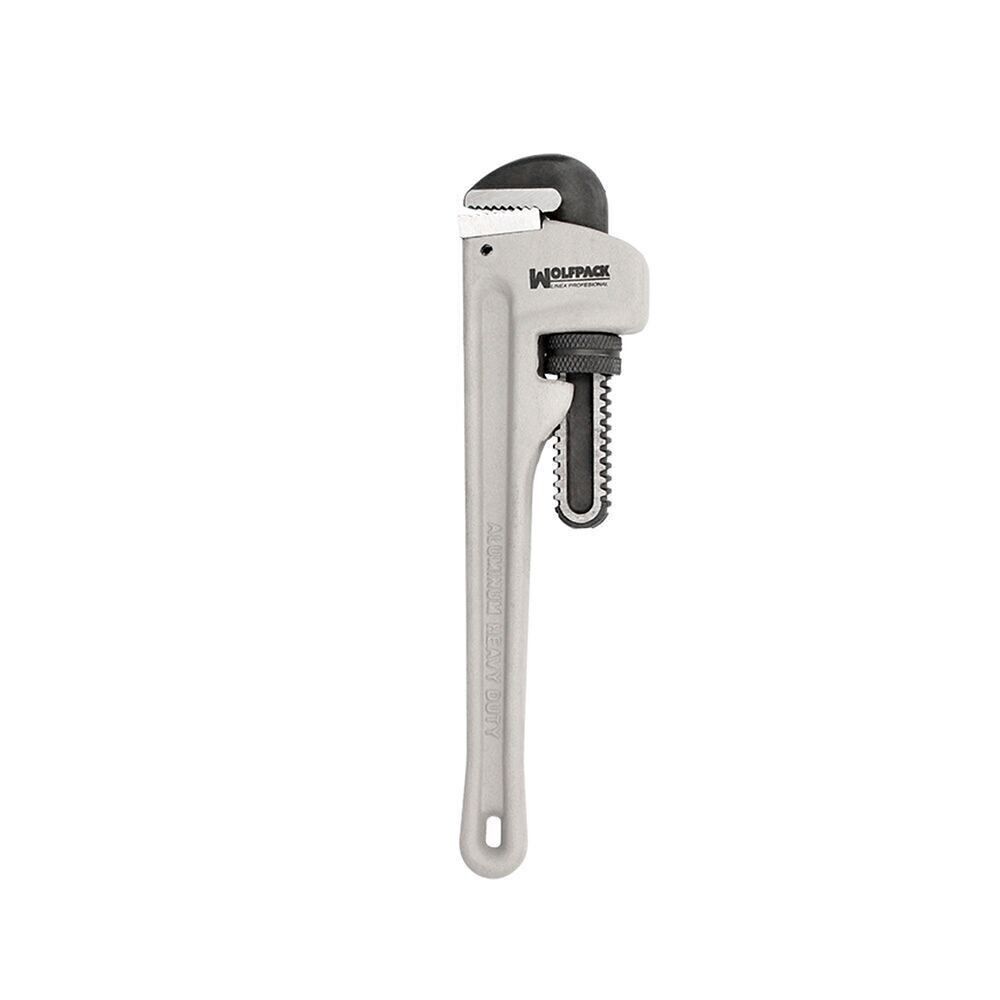 Clé à Tuyau (pipe Wrench) Réglable Robuste 10 Pouces - Neuf En Fonte, Couleur Orange