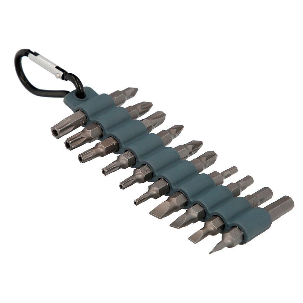 Set di 20 Puntali con Moschettone per Cintura.  Acciaio al cromo vanadio.