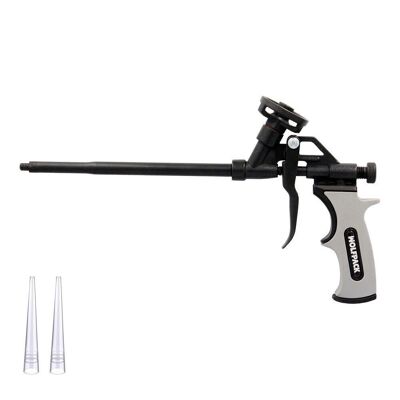 Pistola per schiuma di poliuretano con rivestimento completo in PTFE (interno ed esterno) Pistola per calafataggio, riempimento, tenuta