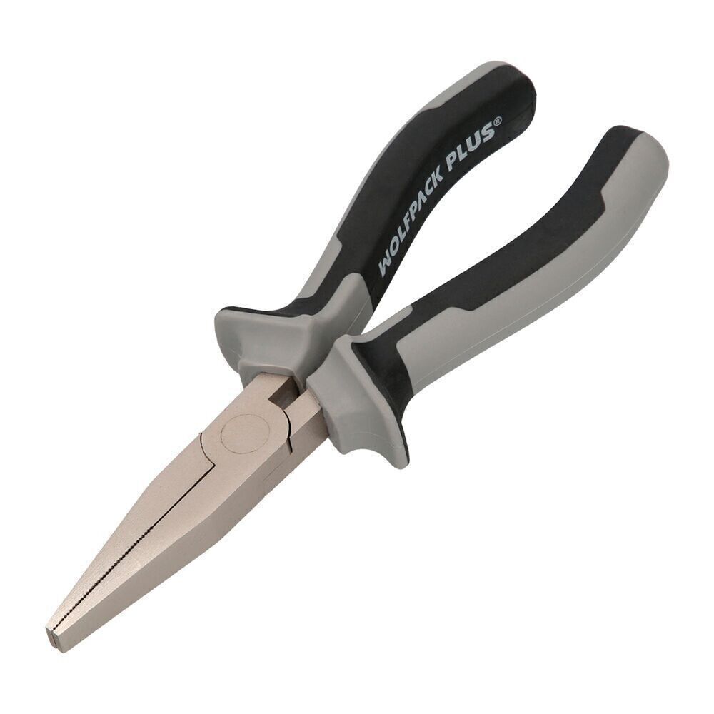 Pinza a Bocca Piatta 150 mm. Pinze a becchi piatti DIN-ISO 5745 in acciaio al cromo vanadio, pinze a becchi piatti lunghi,