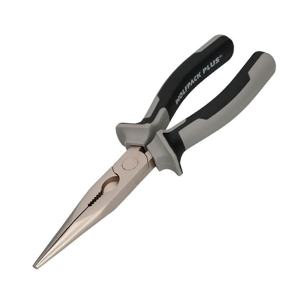 Pinza a Bocca Dritta 200 mm. Pinze a becchi dritti DIN-ISO 5745 in acciaio al cromo vanadio, pinze a becchi dritti lunghi,