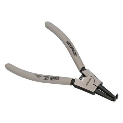 Curved External Washer Pliers 175 mm.  Din 5254 steel. Snap Rings, Retaining Rings, Circlip Washers