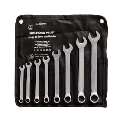 Wolfpack Plus Combination Wrench Set 8 Pieces
