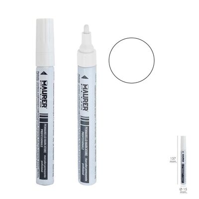 Professional Construction Marker Pen Permanent Paint White