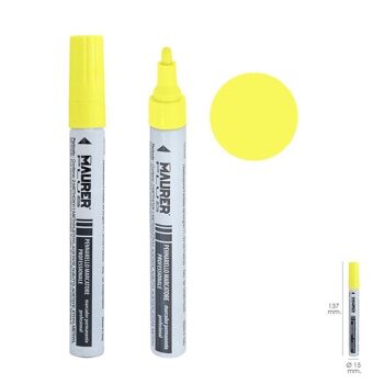 Stylo marqueur de construction professionnel peinture permanente jaune