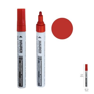 Professional Work Marker Permanentfarbe Rot