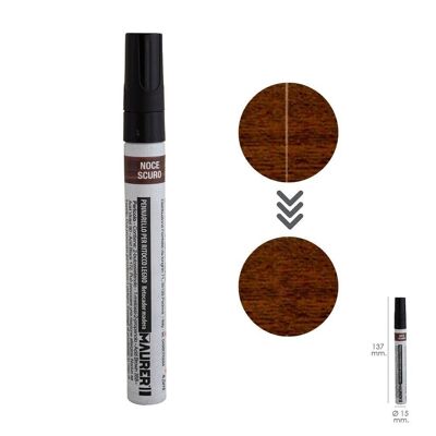 Professional Wood Touch-up Marker Dark Walnut Color