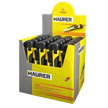 Coupeur Maurer 18 mm. Avec 2 Feuilles (Présentoir 24 pièces)