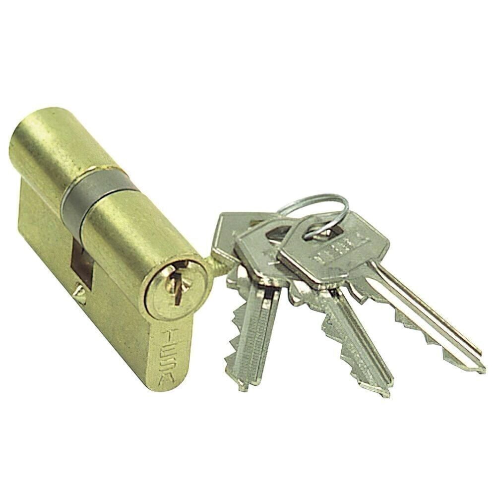 Tesa 5200 /30x30 Zylinder aus Messing. kurze Kamera