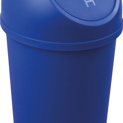 Push-Abfallbehälter "the flip" 13L - blau