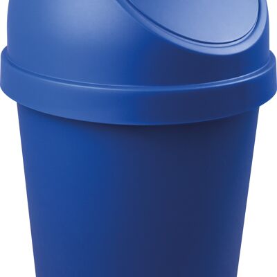 Push-Abfallbehälter "the flip" 45L - blau