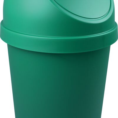 Push-Abfallbehälter "the flip" 45L - grün