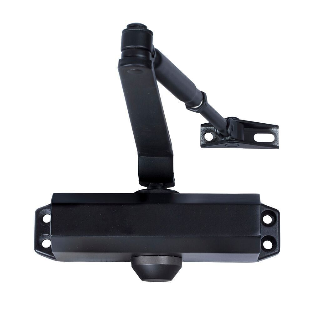 Schließen Sie die Türen mit der Force 2-Halterung. Schwarze Farbe (Türen 70/90 cm).) 