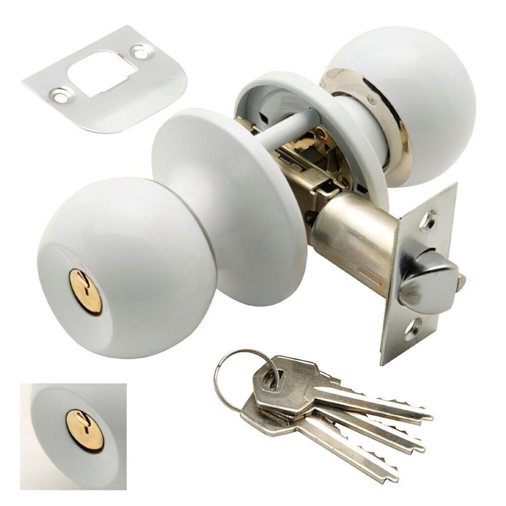 Wolfpack Türknauf beidseitig verschließbar weiß