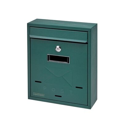 Maurer Square mailbox 31x26x9.0 cm. Green