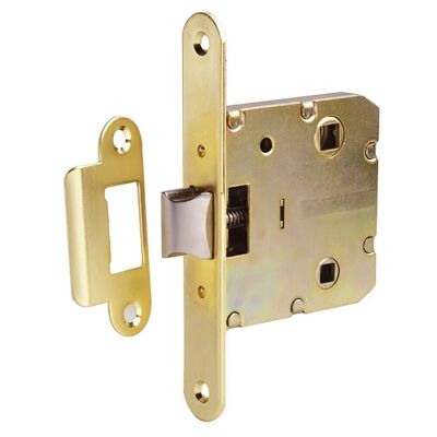 Wolfpack Latch 2000- 50 Brass-Plated Iron Round Edge