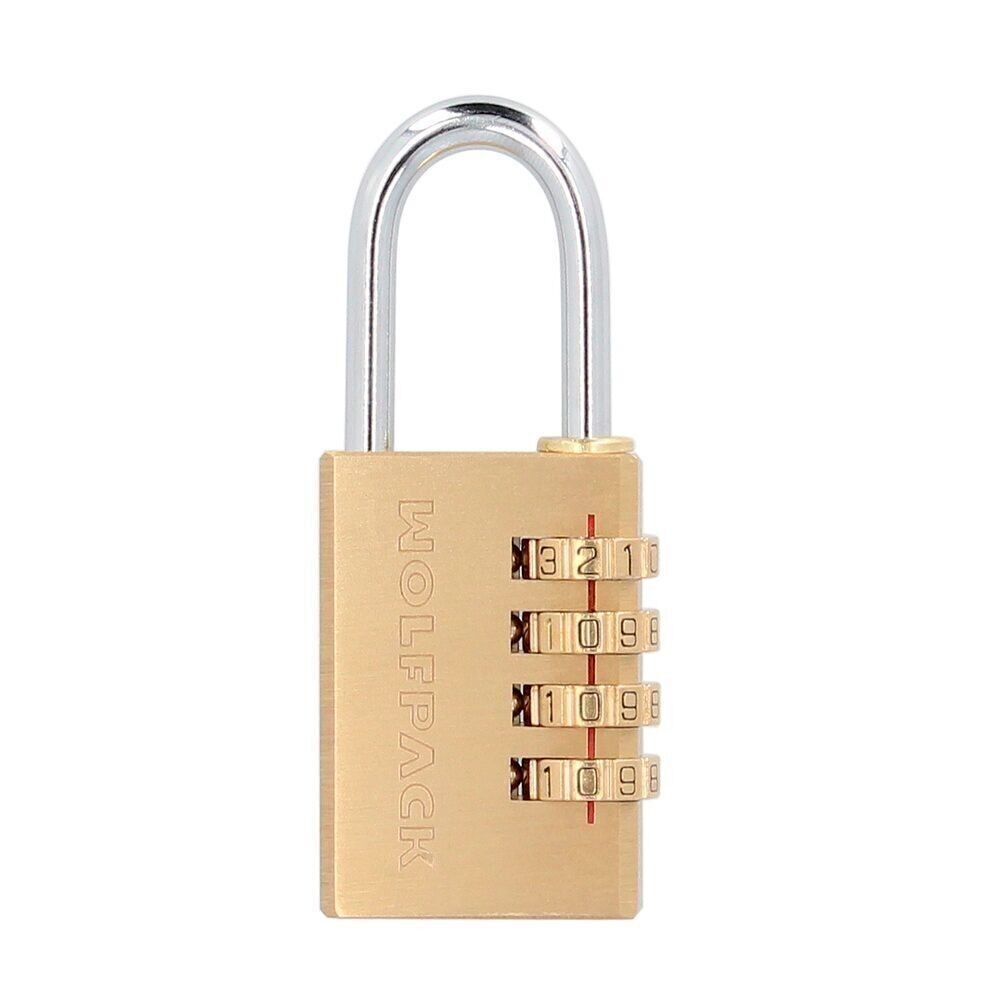 Cadenas à combinaison en laiton 28 mm. 4 chiffres