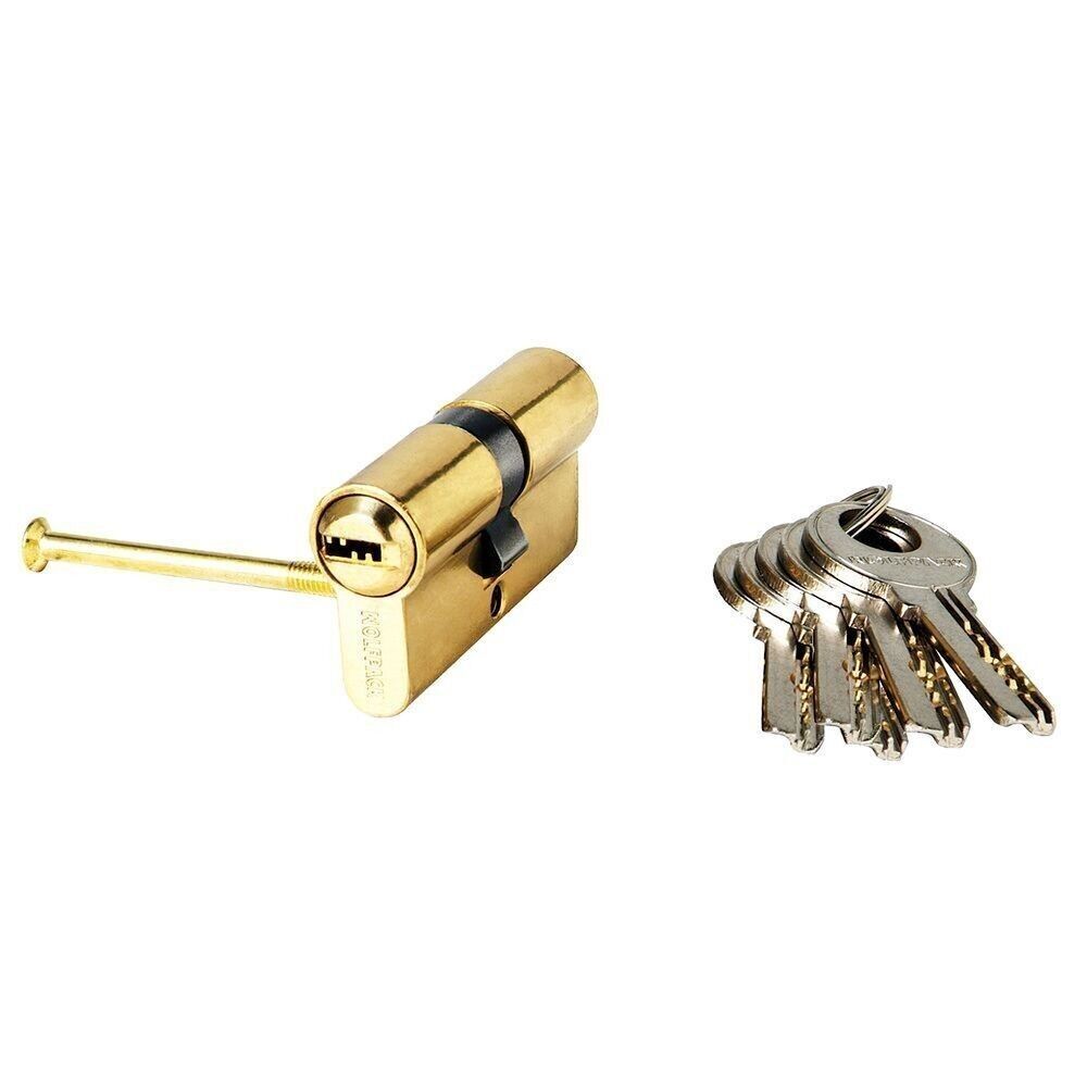 Wolfpack Sicherheitszylinder 30x40/15, 0 vermessingt 5 Schlüssel