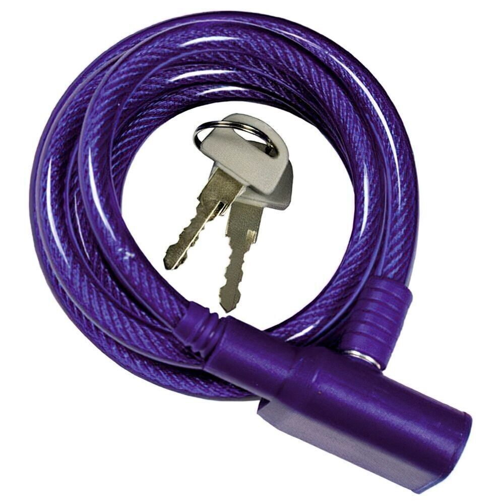 Cavo a spirale per bicicletta con chiave da 8 mm. x 150 cm.