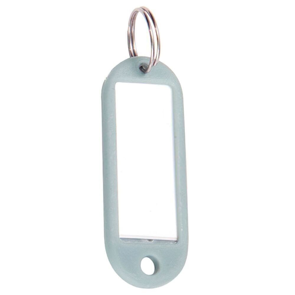 Portachiavi porta etichetta grigio