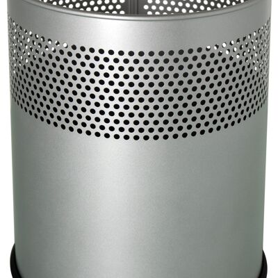 Papierkorb "the dot" 15L - silber