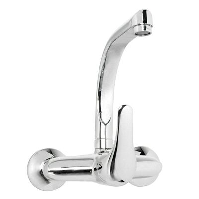 Vertical Wall Sink Mixer With Ceramic Cartridge " 40 mm.