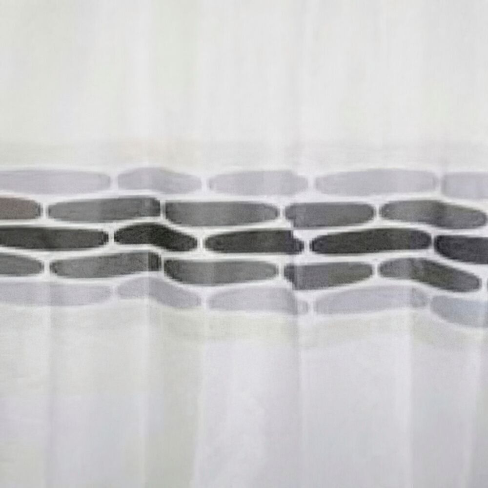 Gray Stones Fabric Shower Curtain 180x200 cm.