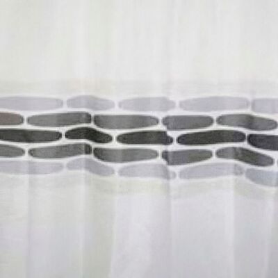 Gray Stones Fabric Shower Curtain 180x200 cm.