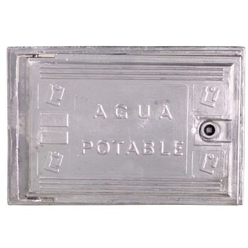 Porte de compteur d'eau en aluminium 300x400
