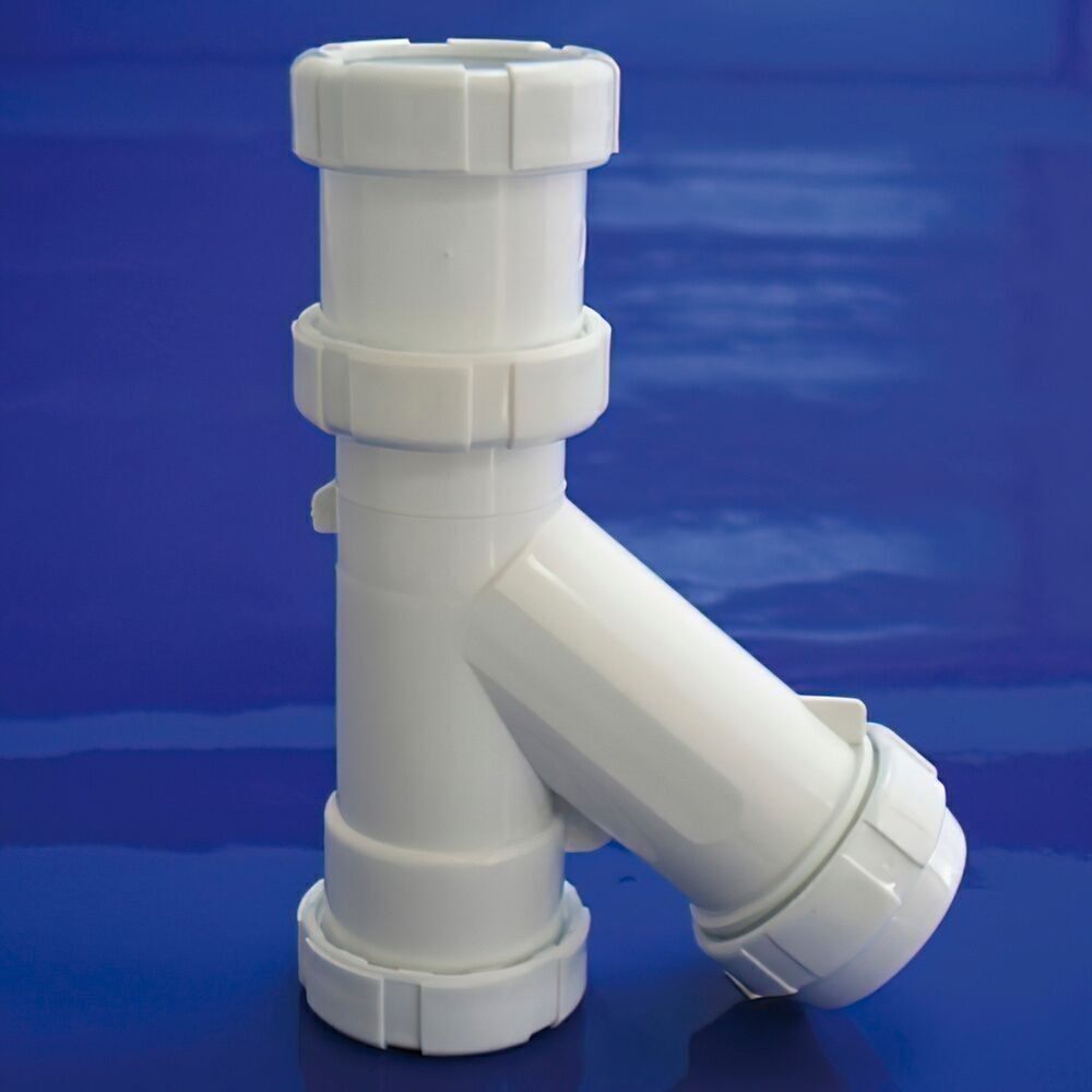 Sifone a Y, T-8 1 1/2 "40 per tubi lisci
