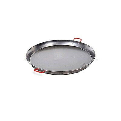 Valencian paella pan of 28 cm. Polished For 3 People