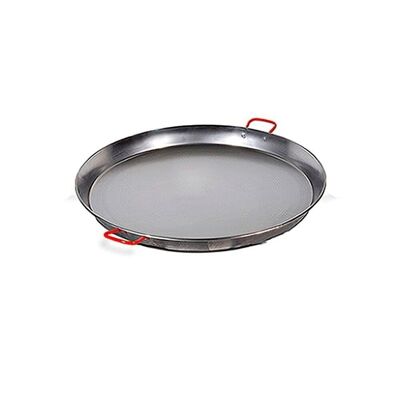 Valencian paella pan of 36 cm. Polished For 7 People