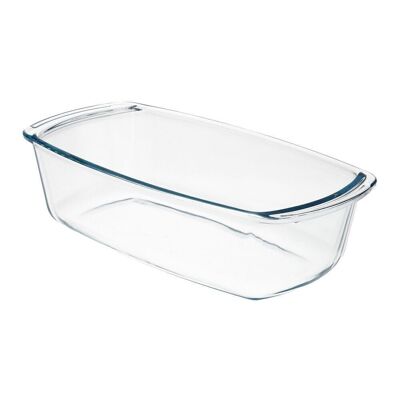 Glass Oven Dish, 1.5 Liters, Special Pastry Mold, 27x14x7 cm.