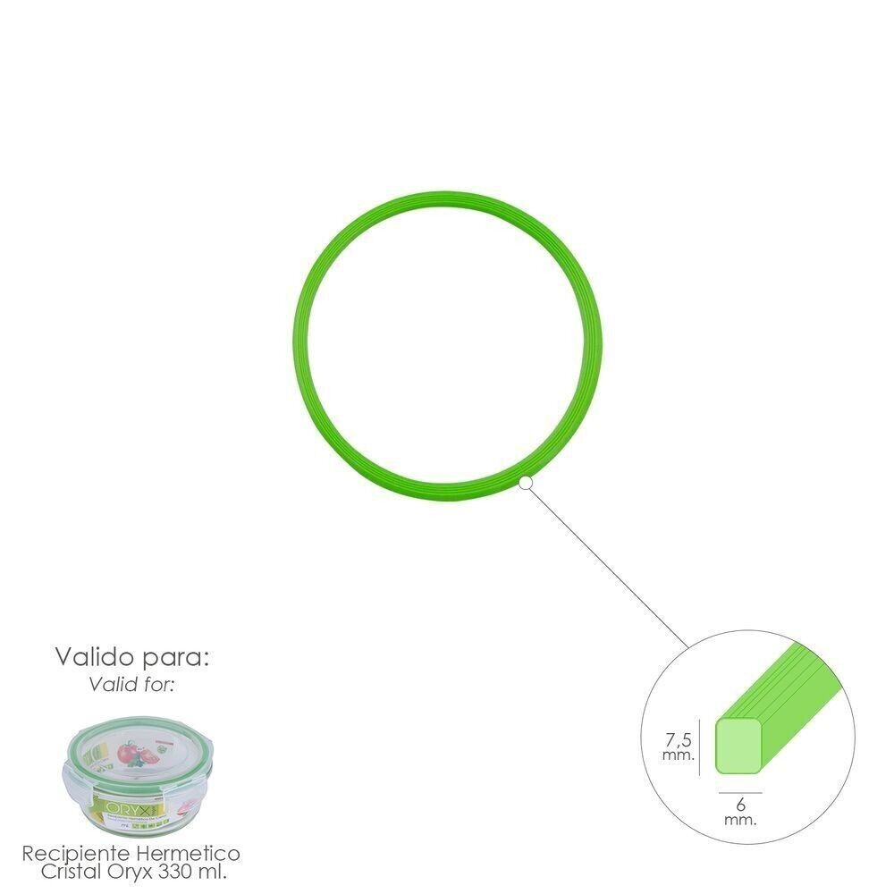 Silicone Ring For Hermetic Round Glass Container 400 ml.