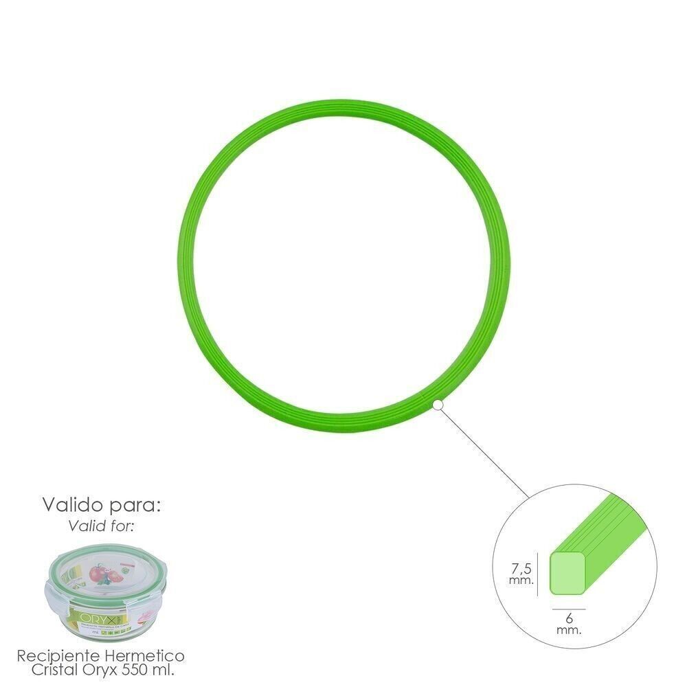 Silicone Ring For Hermetic Round Glass Container 550 ml.
