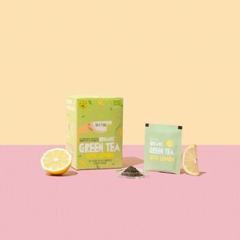 Thé Vert Bio au Citron 20 sachets - 40 g 3