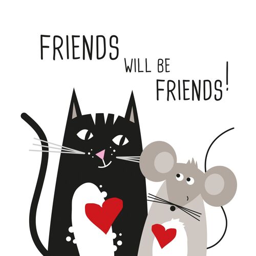 Friends will be Napkin 33x33