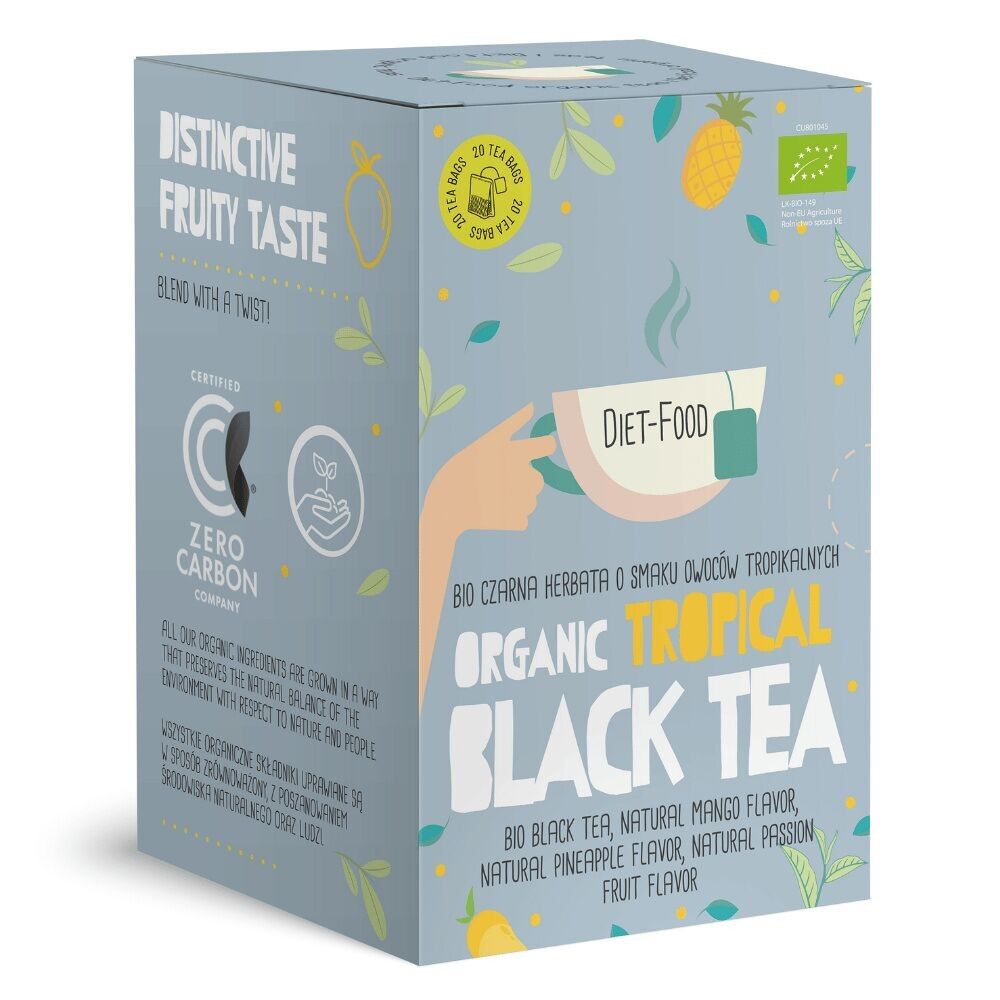 Tè Nero Bio Tropicale 20 bustine di tè - 40 g