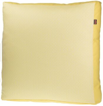 Taies d'oreiller couleur Hexa. 003 jaune Housse de coussin faite à la main - solidité à la lumière 7 - 8 5