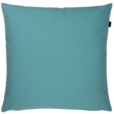 Pillowcases Hexa Uni color. 004 bleu Handmade cushion cover - light fastness 7 - 8