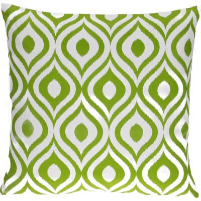 Pillowcases drops color. 001 green handmade cushion cover - light fastness 7 - 8