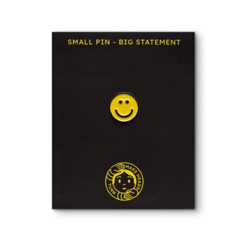 Pin's en émail "Visage Smiley" 2