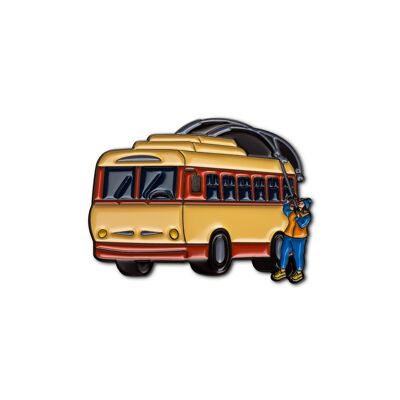 Enamel Pin "Trolleybus"