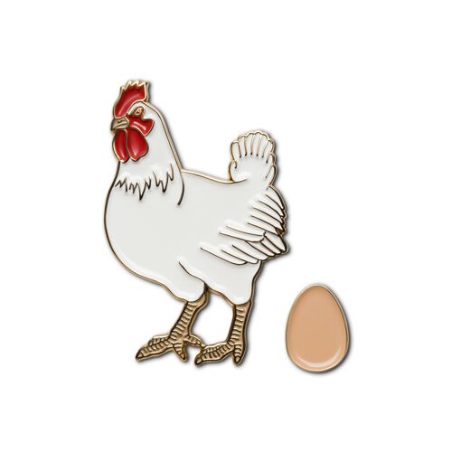 Enamel Pin "Chicken and Egg"