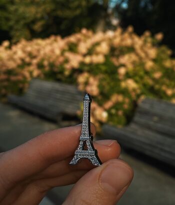 Pin's en Argent "Tour Eiffel" 3