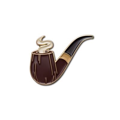 Pin esmaltado "Pipa de tabaco"