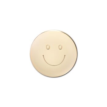 Pin's doré "Smiley" 1