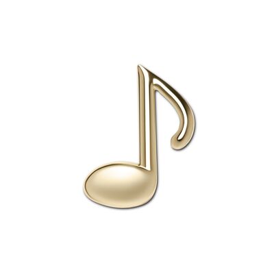 Golden Pin "Musical Note"
